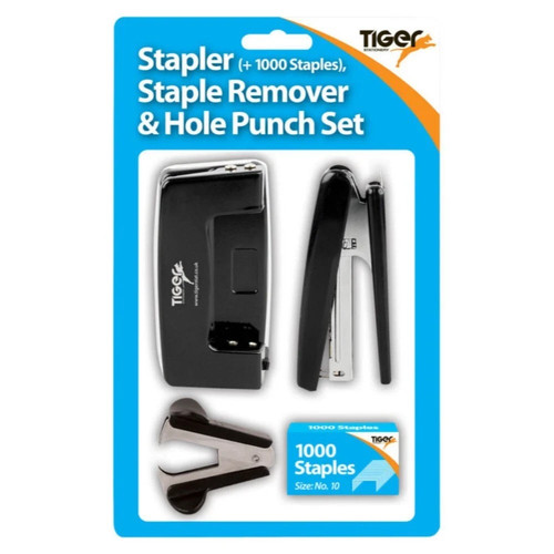 Desk set stapler staples - desk,