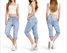 Damen Boyfriend Jeans Capri