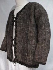 HANDARBEIT Unisex Wolljacke WEBSTOFF Mittelalter ethno Balkan Orient Hippie Goa