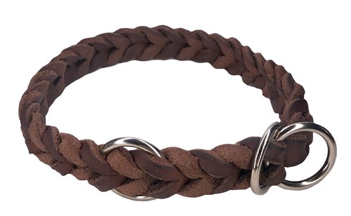 Hundehalsband fettleder - hundehalsband,