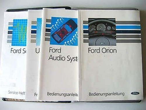 Betriebsanleitung ford orion - ford,