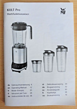 WMF KULT Pro Multifunktionsmixer, GEBRAUCHSANWEISUNG in verschiedenen Sprachen