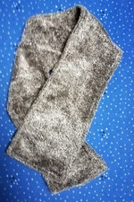 wNeu kleiner Schal in glitzer silber grau schwarz kuscheling 96x15 cm