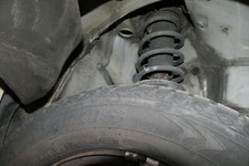 1x VW Sharan 7N Federbein Feder Stoßdämpfer vorne links 