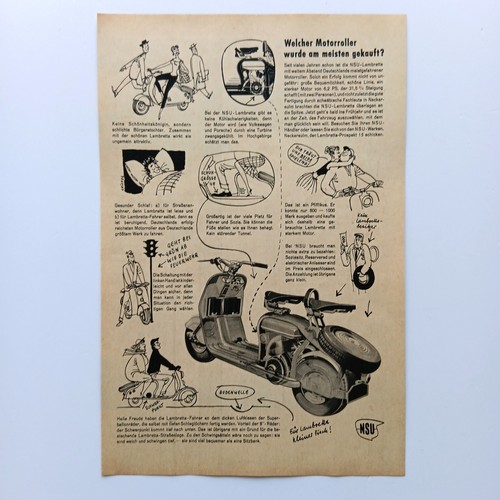 1956 nsu motorroller roller - 1956,