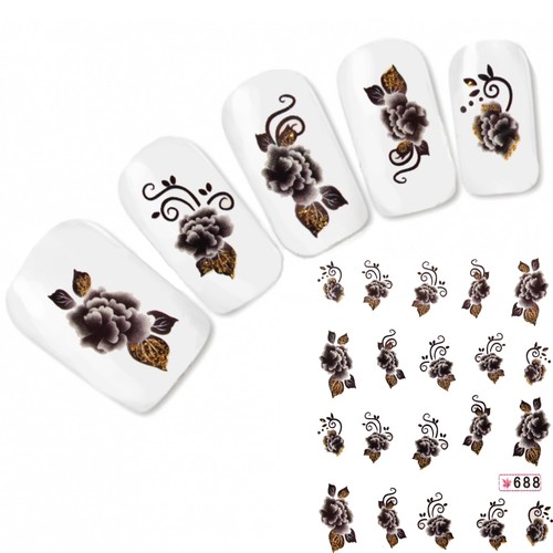 Tattoo nail art aufkleber - tattoo,