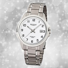 Regent Herrenuhr silber