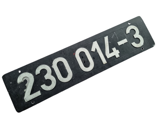 Original lokschild 230 - original, "