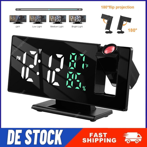 Digital projektionswecker led - projektionswecker,