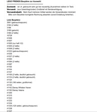 Lego FRIENDS Bauplan zur Auswahl / Baupläne zum Auswählen