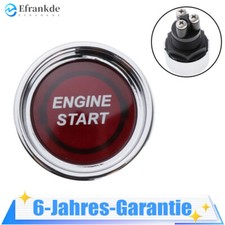 DC 12V 50A Auto Zündschalter Startknopf Motorstart Druckschalter 22MM Rot KFZ RV