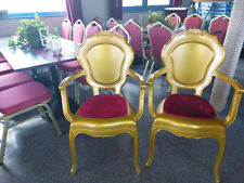 mia Villa Stuhl "Olek" mit Armlehne, im Doppelpack, aus Polycarbonat, gebraucht,