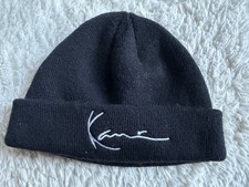 Karl Kani Beanie Mütze schwarz mit Schriftzug