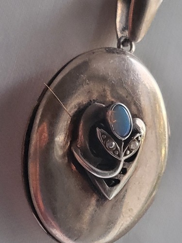 Jugendstil medaillon silber - jugendstil,
