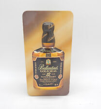 Blechdose Ballantines Gold Seal Whisky - Höhe 25 cm Breite 13 cm Tiefe 9 cm