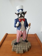 Boston Terrier Figur von Robert Harrop Uncle Sam LIMITIERT!!! RARITÄT!!!