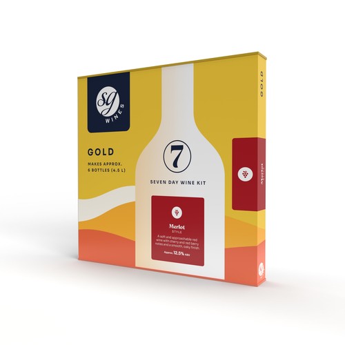 Wines gold merlot rotwein - merlot,
