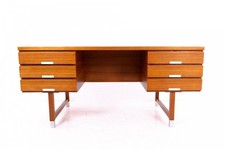 Teakholz-Schreibtisch, Eigil Petersens Möbelfabrik, Dänemark, 1960er Jahre.