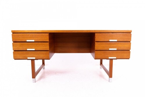 Teakholz schreibtisch eigil - teakholz-schreibtisch,,