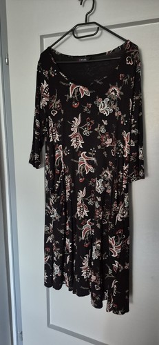 Yours damenkleid mit arm - mit, 3/4