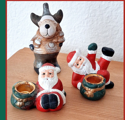 Weihnachts deko figuren - figuren, set