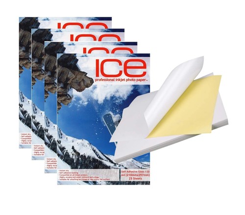 100 ice 130 glänzend - ice, g/m²