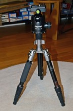 Stativ Rollei Compact Traveler 1 mit Rollei Kugelkopf T7S Mark II und Tasche