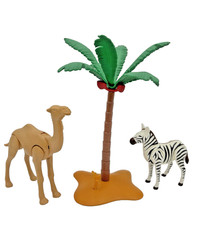 Playmobil Kamel Zebra Palme zu
