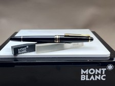 MONTBLANC MEISTERSTÜCK No. 144 Füller Vintage Gelb Gold 18K Feder schöner Zust.