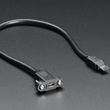 Adafruit MicroUSB Panel Mount