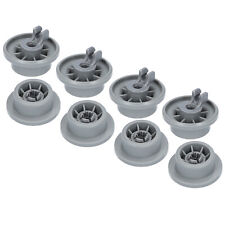 8x Laufrolle Rad grau für Unterkorb Geschirrspüler Bosch Siemens Neff Constructa