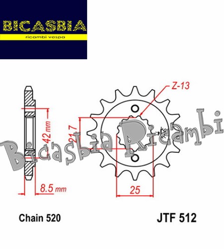 13761 ritzel p520 z16 - 13761,