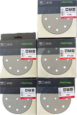 FESTOOL - 10er Pack Schleifmittel 125 mm für Rotex und andere (verschiedene Körnungen)