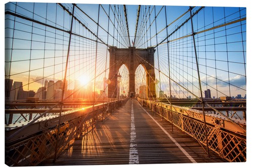 Leinwandbild brooklyn bridge - leinwandbild,