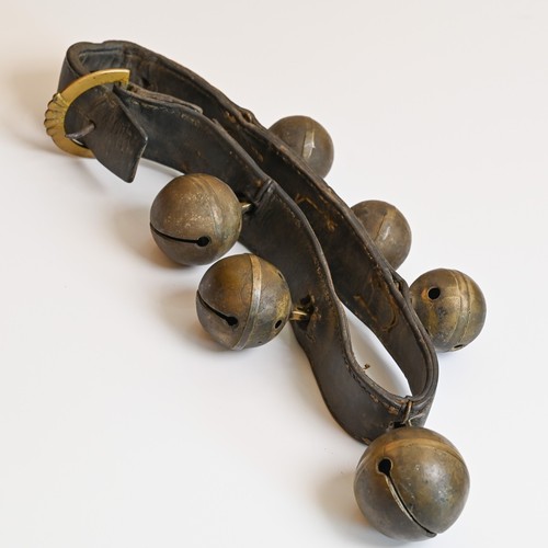 Schellengurt bronze leder - schellengurt,