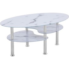 Couchtisch 98x55cm Klarglas