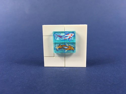 Lego koi karpfen fisch - 2x,