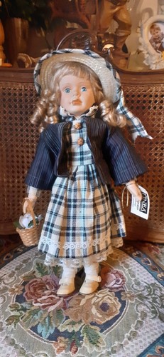 Vintage porzellan puppe - vintage,