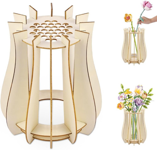 Holz vase für blumen - vase,