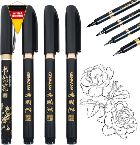 Kalligraphie pinselset - kalligraphie,