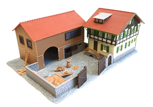 Faller bauernhof stall scheune - bauernhof,