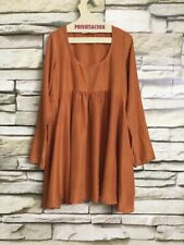 cocon.commerz PRIVATSACHEN  ROHSTOFF Tunika aus WÄSCHESEIDE in orange Größe 1