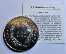 Türkei 500 Lira 1984 - F.A.O