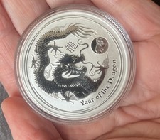 1 OZ Silber Lunar II Drache