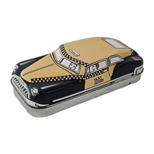 Taxi - gelb/schwarz - Uhrenbox - Tin / Dose von Fossil (KL)