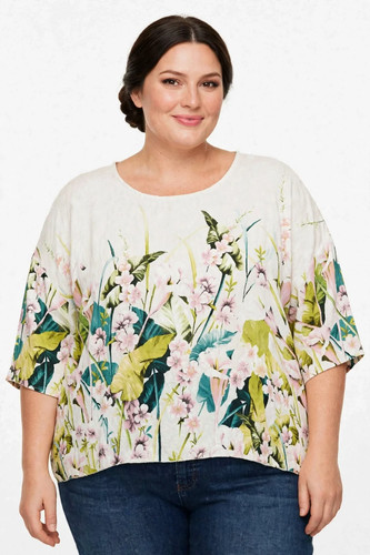 Damen shirt over size - over, curvy