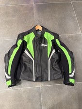 Kawasaki Ninja Motorradjacke Leder – Top Zustand  1 mal für 1 Std. getragen.