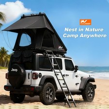 Naturnest Dachzelt Autodachzelt Hartschale 2-3 Personen LED für Jeep SUV Truck