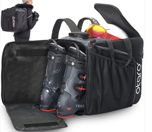 Skischuhtasche mit helmfach - skischuhtasche,