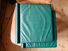 Leuchtturm - 2 dunkelgrüne Klemmbinder mit Schuber (Nr. 2614)